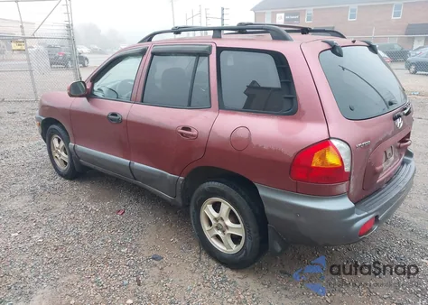 2002 Hyundai Santa Fe Gls/Lx from USA, damaged, VIN KM8SC13D32U266852